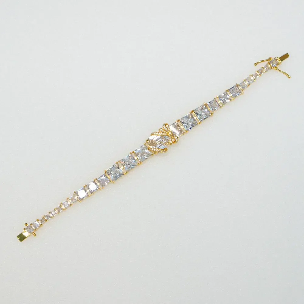Kate Spade Pave Present Crystal Tennis Crystal Bracelet
